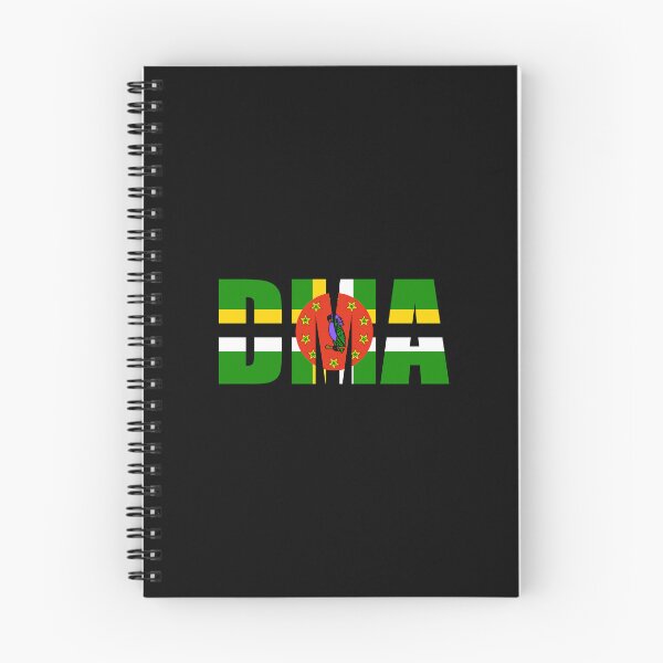 Item preview, Dominica Flag Initials DM designed and sold by shitpostee.