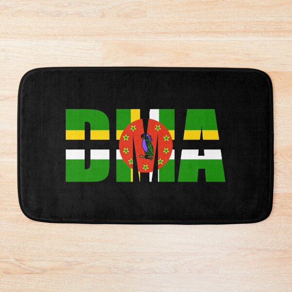 Item preview, Dominica Flag Initials DM designed and sold by shitpostee.