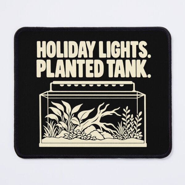 Item preview, Holiday Lights Planted Tank Aquascaping Christmas designed and sold by DreamLayerStudio.