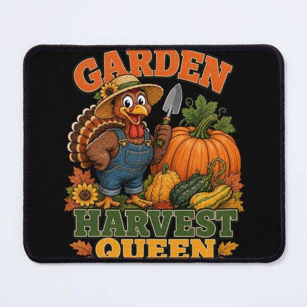Item preview, Garden Harvest Queen Thanksgiving Turkey Gardener designed and sold by Design Vibras.