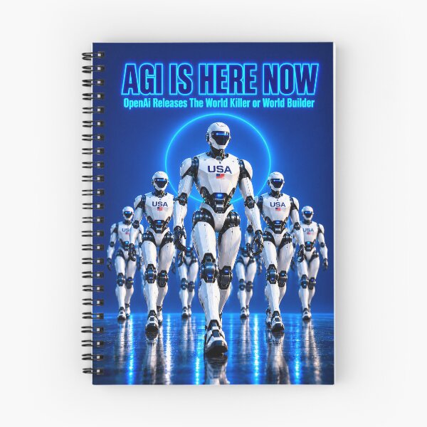 Item preview, AGI IS HERE NOW - Open AI The World Killer or The World Builder designed and sold by DBM Photo Art 1.