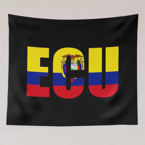 Item preview, Ecuador Flag Initials EC designed and sold by shitpostee.