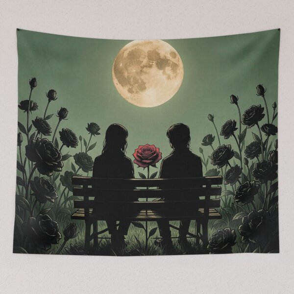 Item preview, A couple on a park bench. designed and sold by MagelliShop.