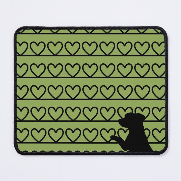 Item preview, Minimalist Line Art Hearts With Cute Dog Silhouette designed and sold by ANJ Creative Designs.