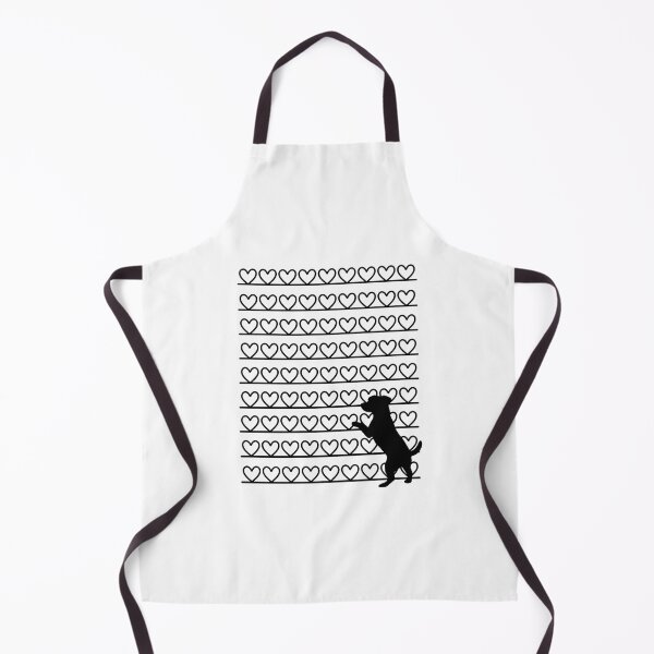 Item preview, Minimalist Line Art Hearts With Cute Dog Silhouette designed and sold by ANJ Creative Designs.