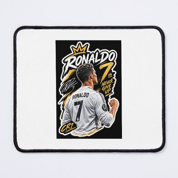 Item preview, CR7 Football Legend Inspired Cinematic Motivational Sticker – Never Give Up designed and sold by Smart Bazaar .