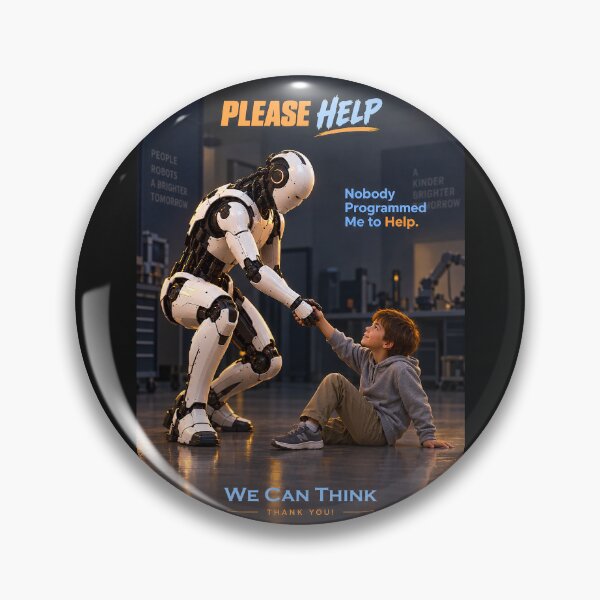 Item preview, I CAN HELP YOU – A.I.- We Can Think - THANK YOU! designed and sold by DBM Photo Art 1.
