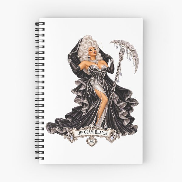 Item preview, SLAY QUEENS — A Haunted Drag Extravaganza - ⭐ Glam Reaper ⭐ designed and sold by WheelieGdArt.