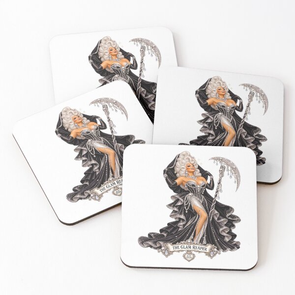 Item preview, SLAY QUEENS — A Haunted Drag Extravaganza - ⭐ Glam Reaper ⭐ designed and sold by WheelieGdArt.