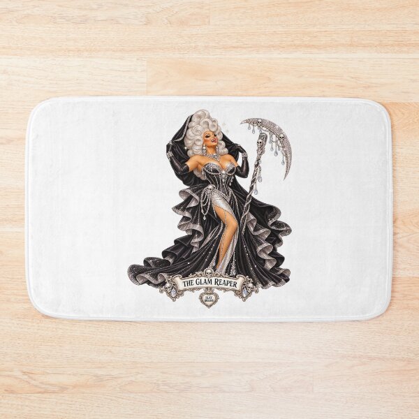 Item preview, SLAY QUEENS — A Haunted Drag Extravaganza - ⭐ Glam Reaper ⭐ designed and sold by WheelieGdArt.