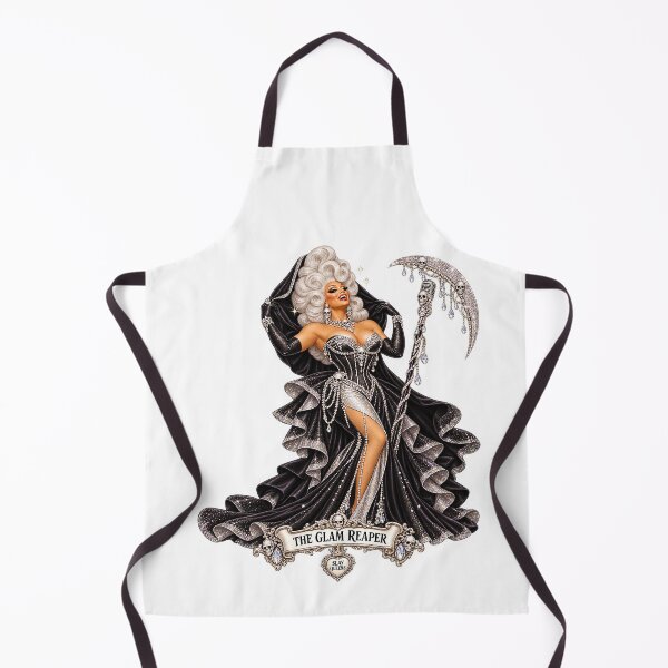 Item preview, SLAY QUEENS — A Haunted Drag Extravaganza - ⭐ Glam Reaper ⭐ designed and sold by WheelieGdArt.