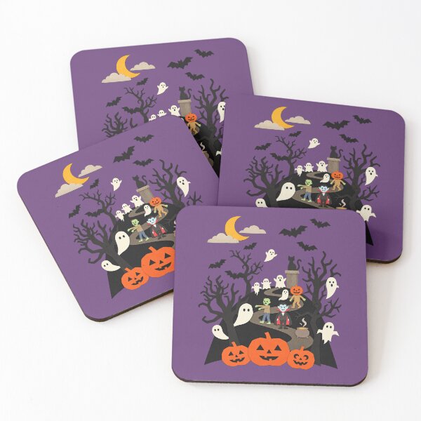 Item preview, Halloween Haunted Forest – Ghosts, Pumpkins and Spooky Creatures designed and sold by ZYVARENNE.