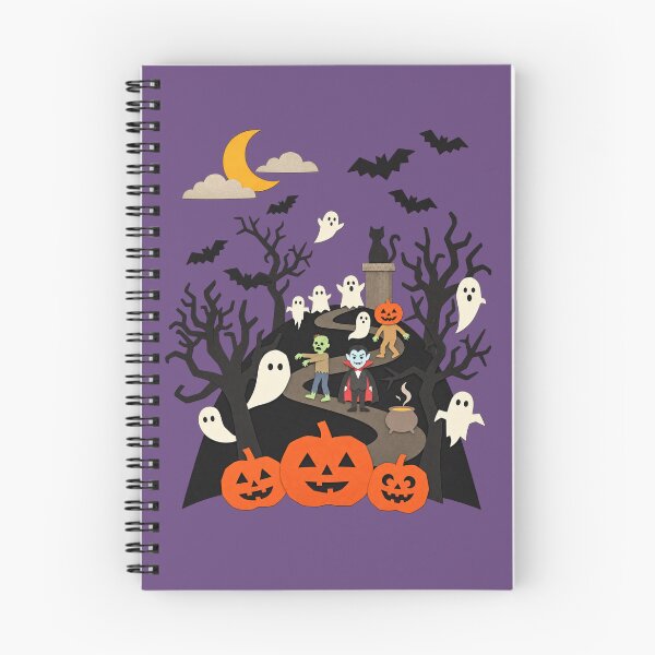 Item preview, Halloween Haunted Forest – Ghosts, Pumpkins and Spooky Creatures designed and sold by ZYVARENNE.