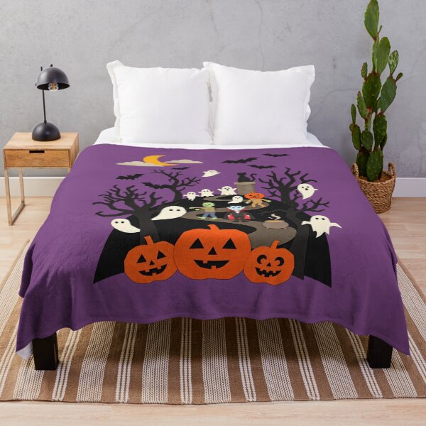 Item preview, Halloween Haunted Forest – Ghosts, Pumpkins and Spooky Creatures designed and sold by ZYVARENNE.