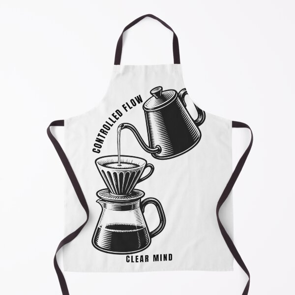 Item preview, Controlled Flow Pour Over Coffee Dripper Linocut Barista Art designed and sold by wildsilencee.