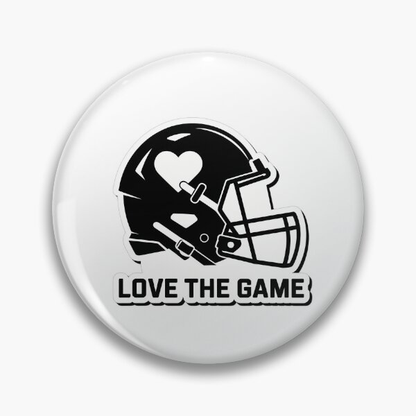 Item preview, Minimalist Football Helmet Heart designed and sold by NiftyWrx.