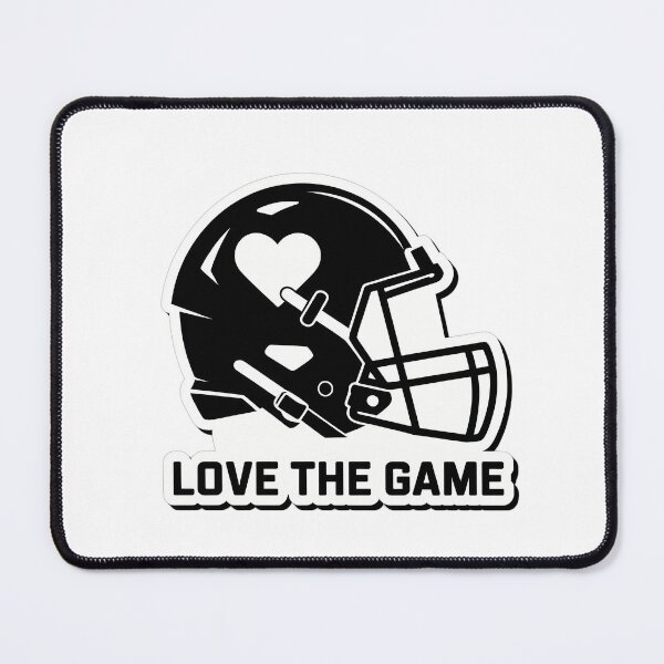 Item preview, Minimalist Football Helmet Heart designed and sold by NiftyWrx.