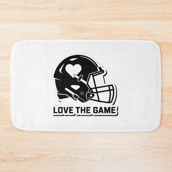 Item preview, Minimalist Football Helmet Heart designed and sold by NiftyWrx.
