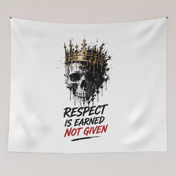 Item preview, Respect Is Earned Not Given T-Shirt, King Crown Motivational Tee, Confidence Mindset Shirt, Streetwear Graphic T-Shirt designed and sold by TCDesigne.