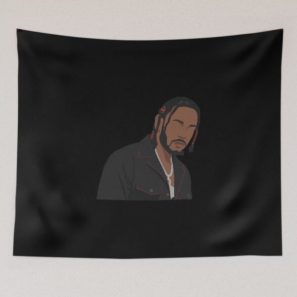 Item preview, Kendrick Lamar Lineless Illustration designed and sold by dsxclothing.