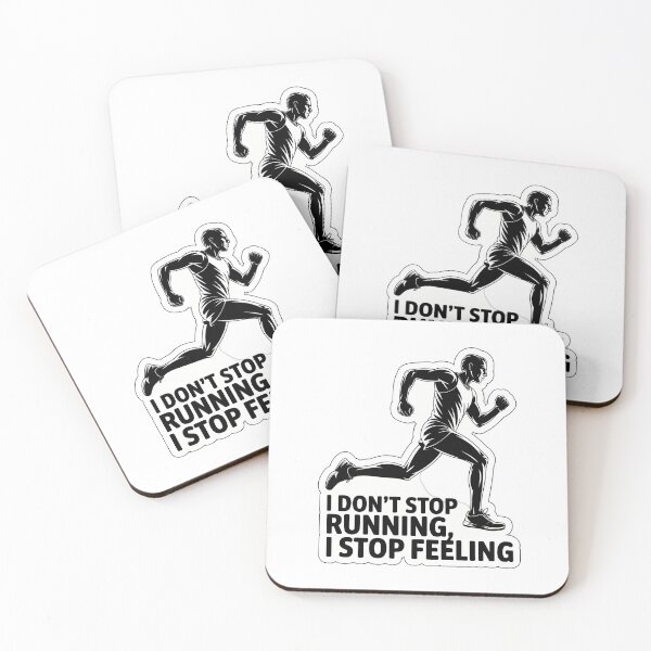 Item preview, Determined Runner with Motivational Quote designed and sold by NiftyWrx.