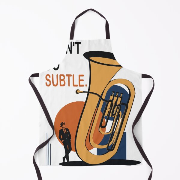 Item preview, Jazz Tuba Art Print | Bold Brass Instrument Print | Retro Music Art designed and sold by Studio pod Burom.