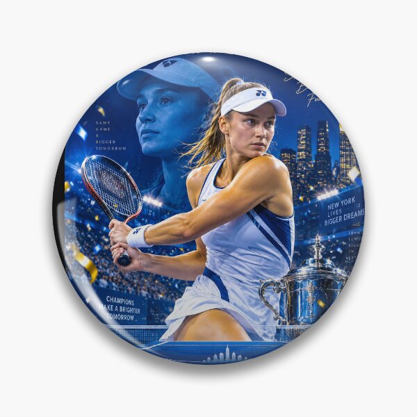 Artikelvorschau, US TENNIS CHAMPS – ELENA RYBAKINA – 12. September 2026 entworfen und verkauft von DBM Photo Art 1.