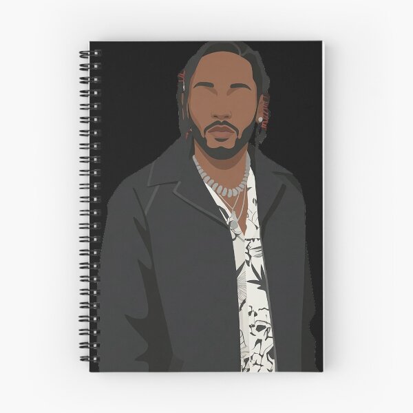 Artikelvorschau, Kendrick Lamar Linienlose Illustration entworfen und verkauft von dsxclothing.