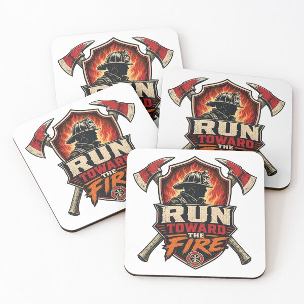 Item preview, Firefighter Run Toward The Fire Motivational Slogan gift for Firefighter designed and sold by LD ART.