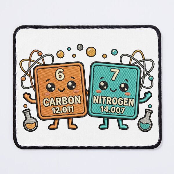 Item preview, Funny 67 Periodic Table Carbon Nitrogen Teacher designed and sold by ArtDesignTp.