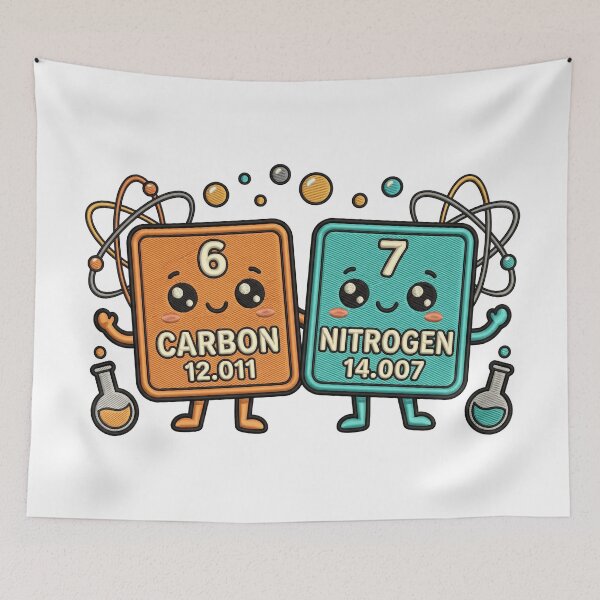 Item preview, Funny 67 Periodic Table Carbon Nitrogen Teacher designed and sold by ArtDesignTp.