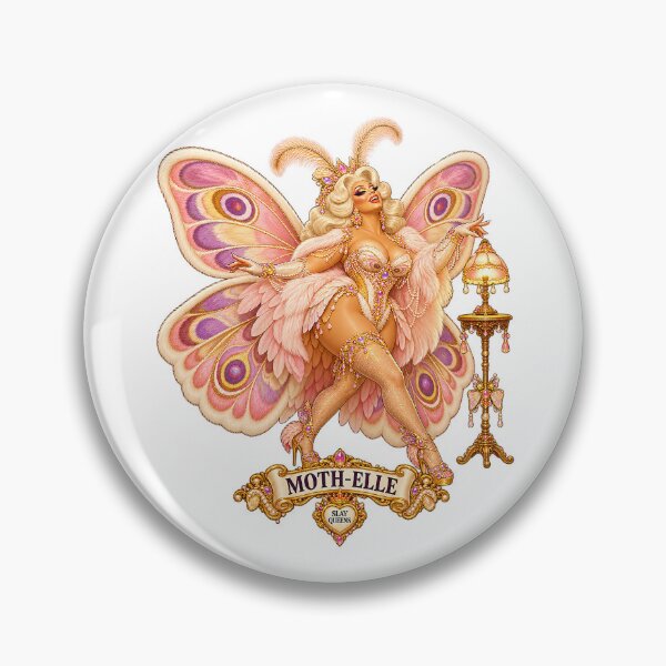 Item preview, SLAY QUEENS — A Haunted Drag Extravaganza - ⭐ Moth-Elle ⭐ designed and sold by WheelieGdArt.