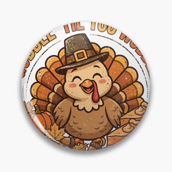 Item preview, Gobble 'Til You Wobble — Funny Thanksgiving Turkey designed and sold by Dudas Garage & Outdoors.