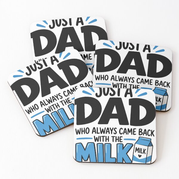 Item preview, Funny Dad Gift Just a Dad With the Milk Dad Humor Funny Father Gift Dad Joke Gift for Dad designed and sold by TeeVerse27.