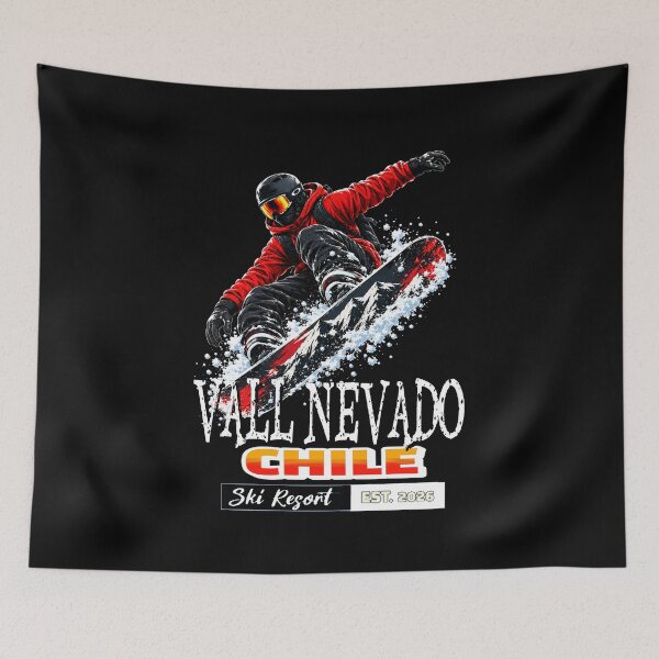 Item preview, Valle Nevado Ski Resort Chile designed and sold by TheEndDesign.