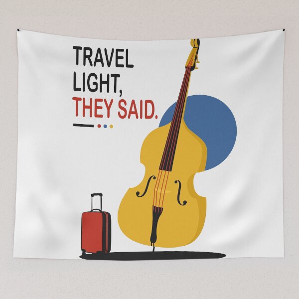 Item preview, Double Bass Art Print | Funny Bass Player Print | Jazz Music Art | Musician Gift designed and sold by Studio pod Burom.