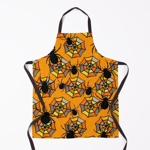 Item preview, Orange Halloween Spiders Webs designed and sold by Sartoris Art.