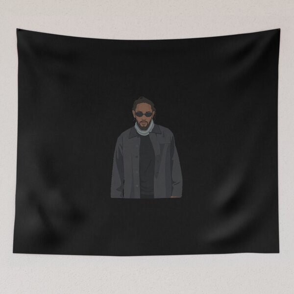 Item preview, Kendrick Lamar Lineless Illustration designed and sold by dsxclothing.