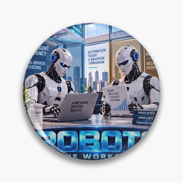 Item preview, ROBOTS IN THE WORKPLACE - YOUR JOB REPLACEMENT designed and sold by DBM Photo Art 1.