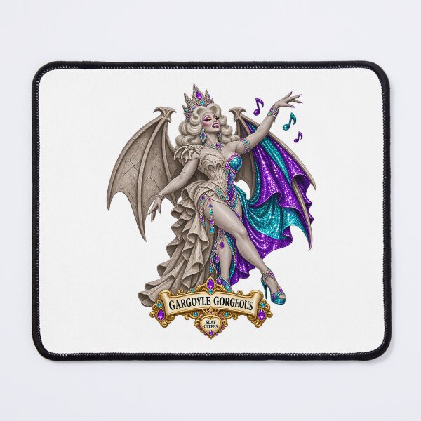 Item preview, SLAY QUEENS — A Haunted Drag Extravaganza - ⭐ Gargoyle Gorgeous ⭐ designed and sold by WheelieGdArt.