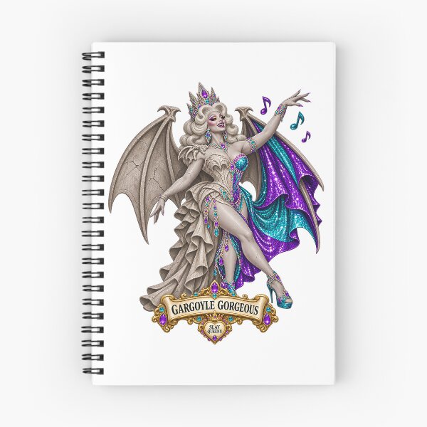 Item preview, SLAY QUEENS — A Haunted Drag Extravaganza - ⭐ Gargoyle Gorgeous ⭐ designed and sold by WheelieGdArt.