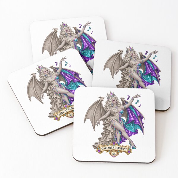 Item preview, SLAY QUEENS — A Haunted Drag Extravaganza - ⭐ Gargoyle Gorgeous ⭐ designed and sold by WheelieGdArt.