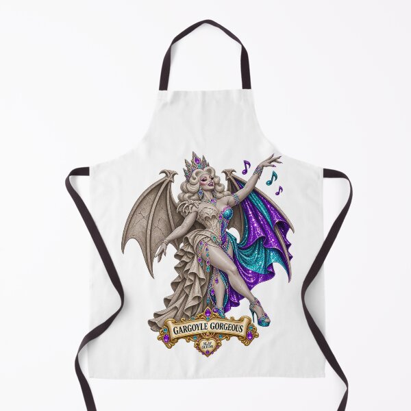 Item preview, SLAY QUEENS — A Haunted Drag Extravaganza - ⭐ Gargoyle Gorgeous ⭐ designed and sold by WheelieGdArt.