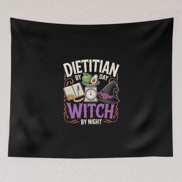 Item preview, DIETITIAN BY DAY WITCH BY NIGHT designed and sold by jkrphoto.