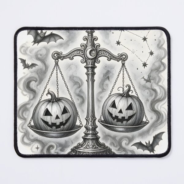Item preview, Libra Halloween Balance The Night designed and sold by Zodiac Celestial Art.