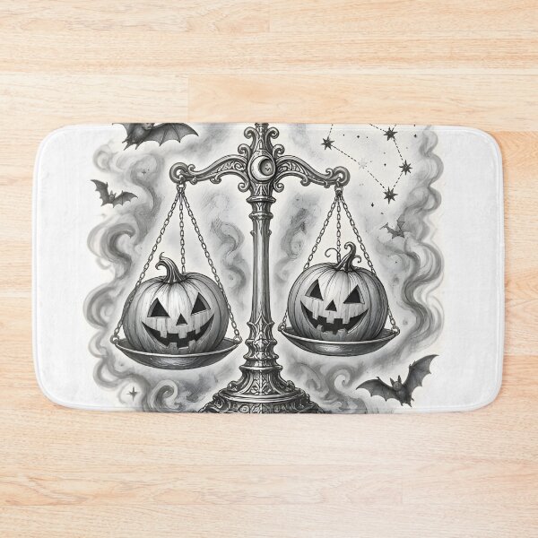 Item preview, Libra Halloween Balance The Night designed and sold by Zodiac Celestial Art.