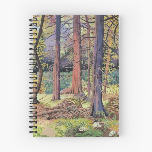 Item preview, Wellingtonia Woodland (acrylic on canvas) designed and sold by Painting By Nature.