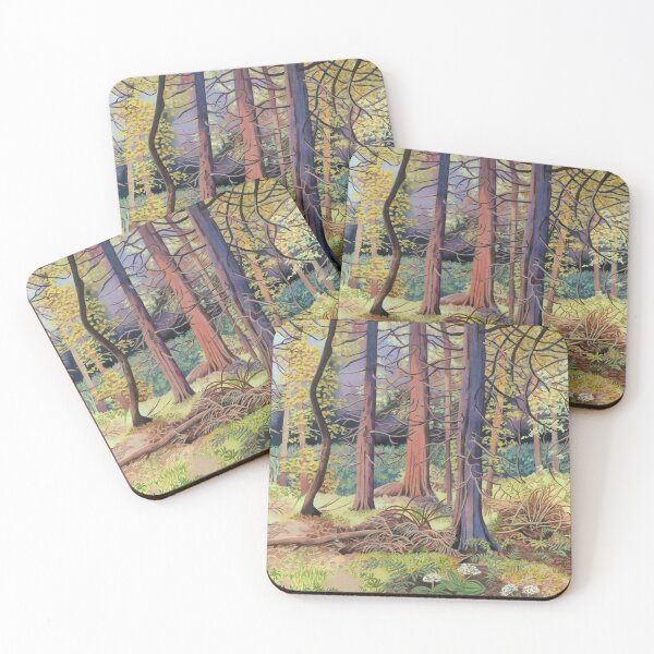 Item preview, Wellingtonia Woodland (acrylic on canvas) designed and sold by Painting By Nature.