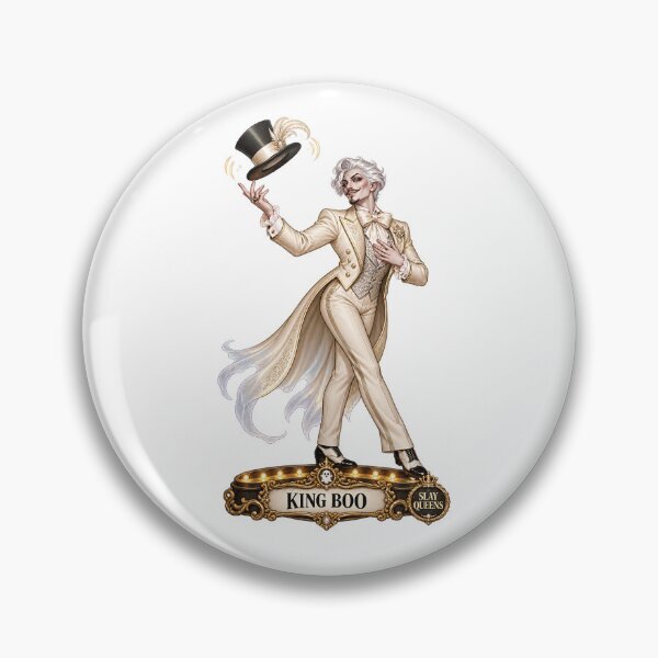 Item preview, SLAY QUEENS — A Haunted Drag Extravaganza - ⭐ King Boo ⭐ designed and sold by WheelieGdArt.