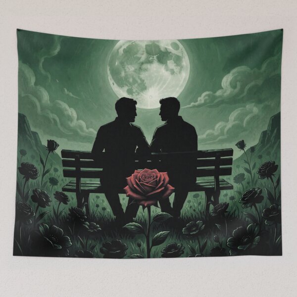 Item preview, A couple on a park bench. designed and sold by MagelliShop.